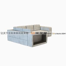 3D多人沙發(fā)模型