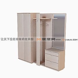 3D衣柜模型