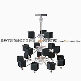 3D吊燈模型
