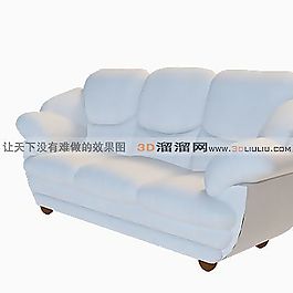3D三人沙發(fā)模型