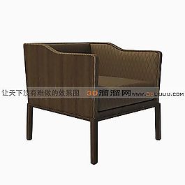 3D休閑椅模型