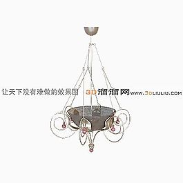 3D歐式吊燈模型