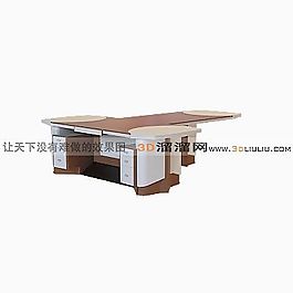 3D辦公桌模型