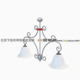 3D歐式吊燈模型