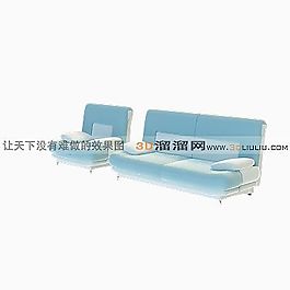 3D沙發(fā)組合模型