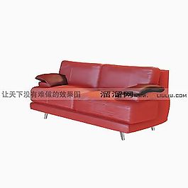 3D雙人沙發(fā)模型
