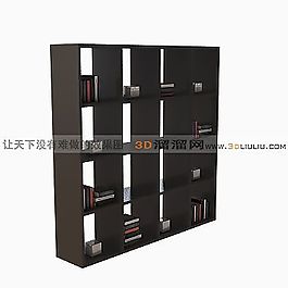 3D书架模型