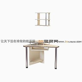 3D電腦桌模型