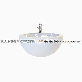 3D洗手盆模型
