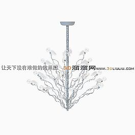 3D歐式吊燈模型