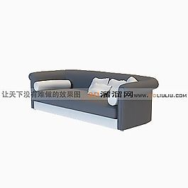 3D三人沙發(fā)模型