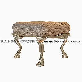 3D凳模型