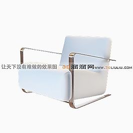 3D單人沙發(fā)模型