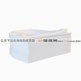 3D浴缸模型