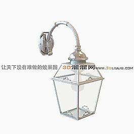 3D歐式壁燈模型