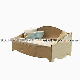 3D雙人沙發(fā)模型