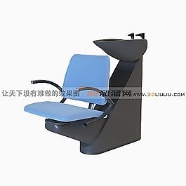 3D洗頭椅模型