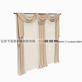 3D百折簾模型