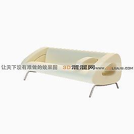 3D多人沙發(fā)模型
