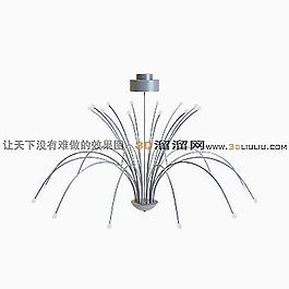 3D吸頂燈模型