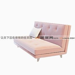 3D多人沙發(fā)模型