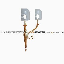 3D壁燈模型