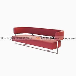 3D多人沙發(fā)模型