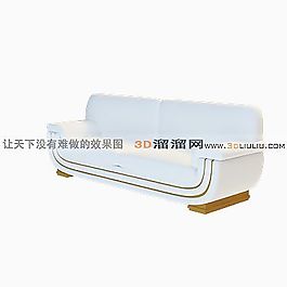 3D三人沙發(fā)模型