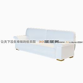 3D多人沙發(fā)模型