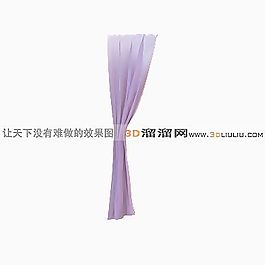 3D窗簾模型