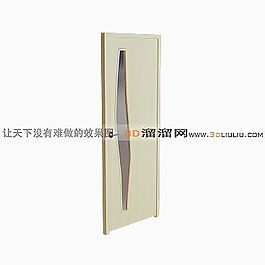 3D平開門模型