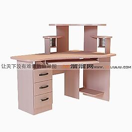 3D電腦桌模型