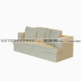 3D三人沙發(fā)模型