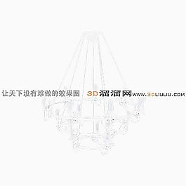 3D歐式吊燈模型
