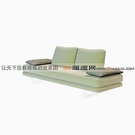3D雙人沙發(fā)模型