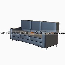 3D三人沙發(fā)模型