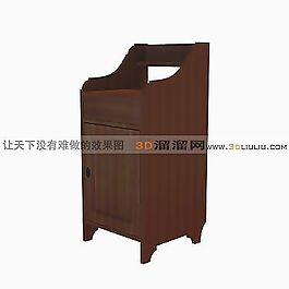 3D邊柜模型
