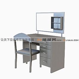 3D梳妝臺模型