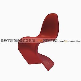3D休閑椅模型