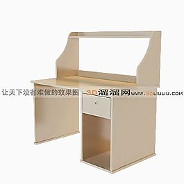 3D電腦桌模型