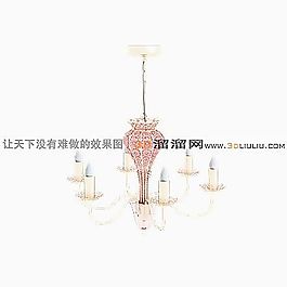 3D歐式吊燈模型