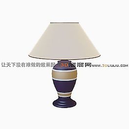 3D臺燈模型