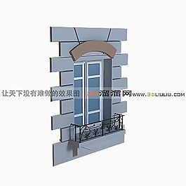 3D窗戶模型