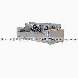3D三人沙發(fā)模型