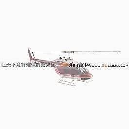 3D直升飛機(jī)模型