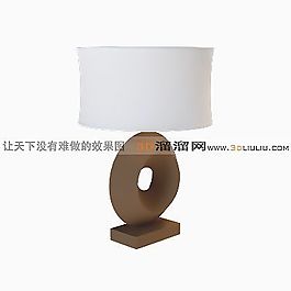 3D臺燈模型