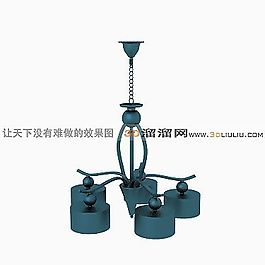 3D吊燈模型