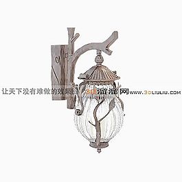 3D歐式壁燈模型