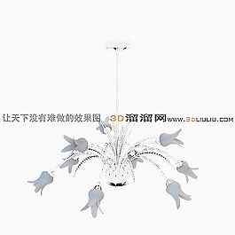 3D歐式吊燈模型