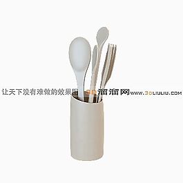 3D刀叉模型